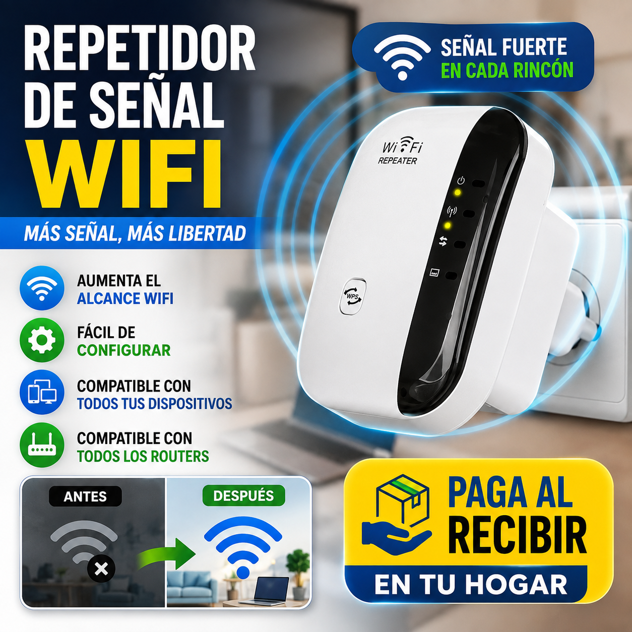 MC - Repetidor de señal Wi-FI - Wifi