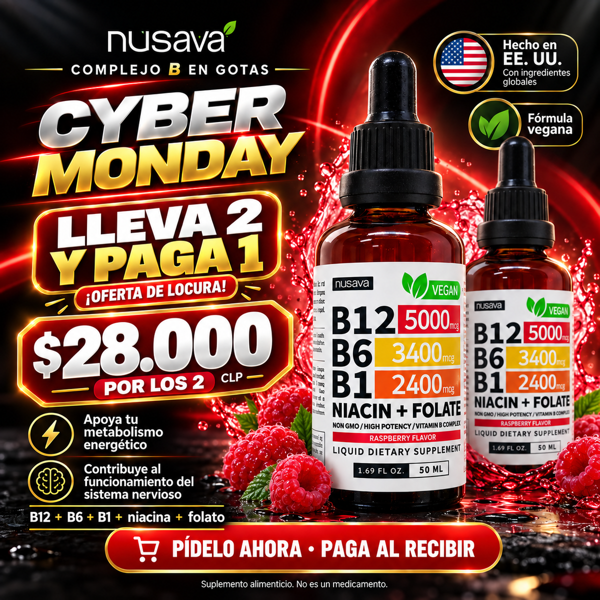 Nusava | Complejo B en Gotas — Cyber 2×1 🔥
