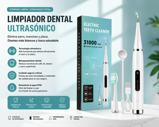 Limpiador Dental Quita Sarro Bucal -