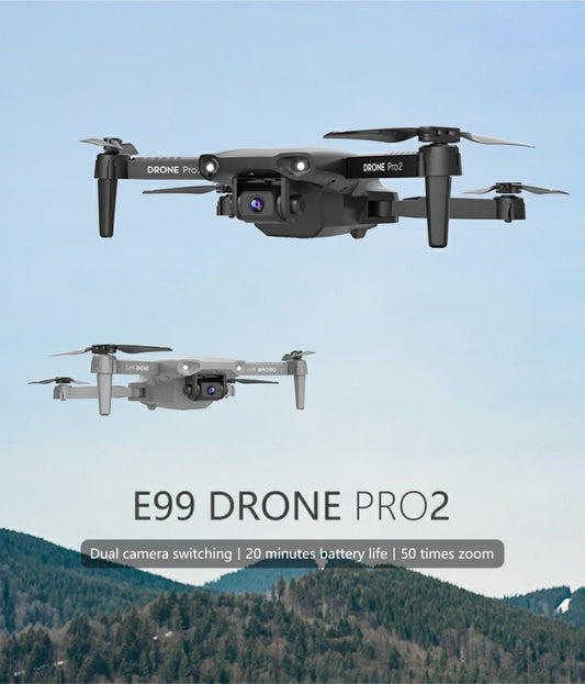 Dron E99 Pro2 Doble Cámara Ajustable Fpv