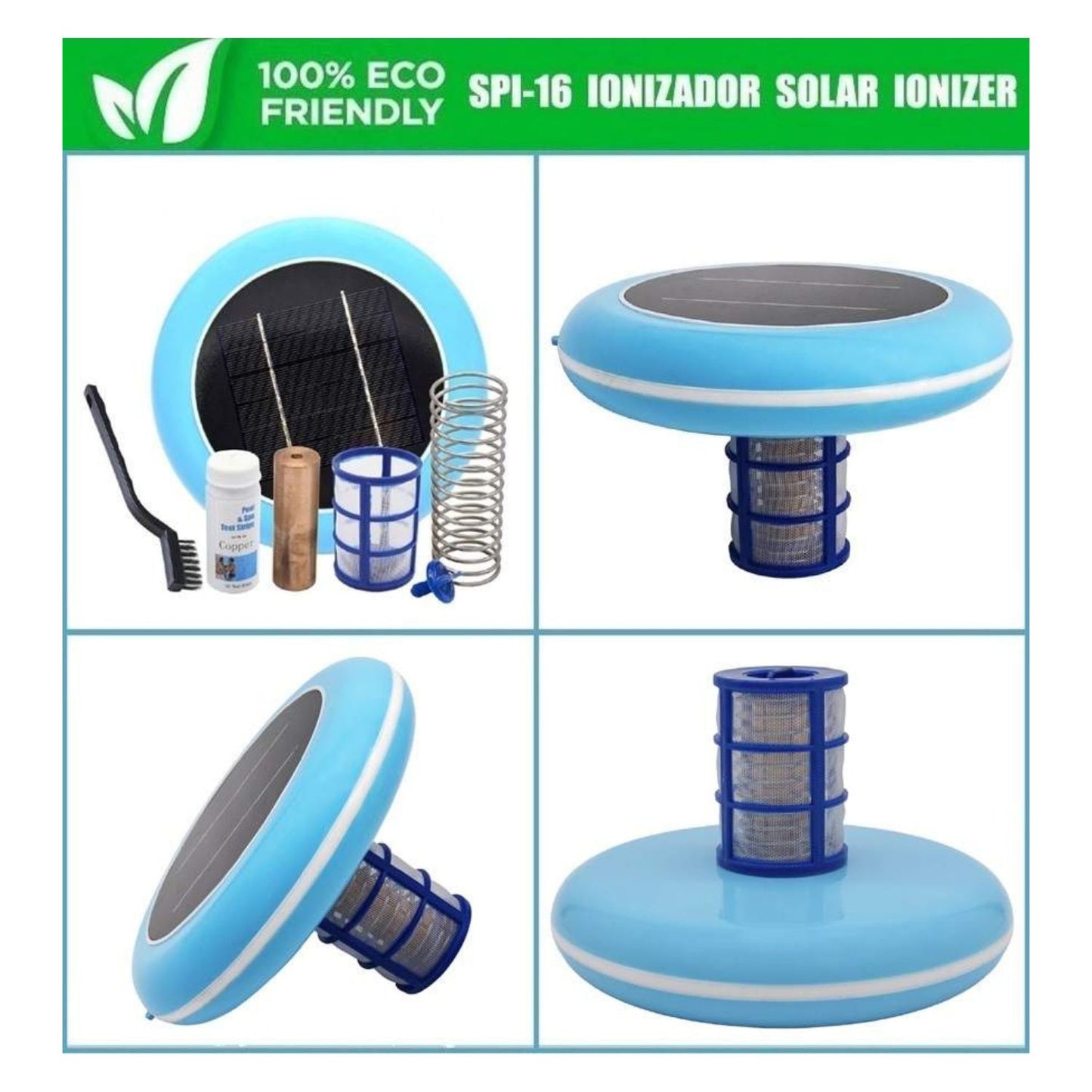 Ionizador solar para piscina